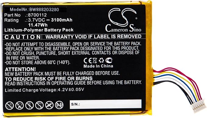 vhbw Battery Compatible with Bang & Olufsen BeoSound Moment Speaker, Speakers (3100mAh, 3.7V, Li-Polymer) - Image 1