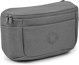Bugaboo Sac organiseur compact multi-poches pour poussette avec poches faciles d'accès, accessoire indispensable pour tous les essentiels de bébé en Moon Grey - Image 1