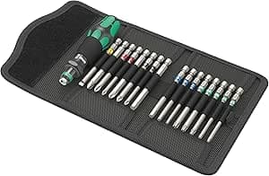 Wera - 05059303001 - Interchangeable screwdriver blade set; Kraftform Kompakt 60 Tool Finder, 17 pieces