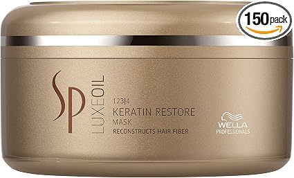 Wella Professionals - Repair Mask for Damaged Hair - Luxe Oil Keratin Restore Mask - 150 ml - Image 1