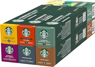 STARBUCKS Pack Découverte Variété by Nespresso, Capsules de Café tous types de torréfaction 6 x 10 (60 Capsules) - Exclusivité Amazon - Image 1