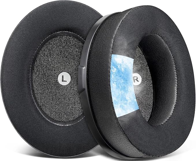SOULWIT Cooling Gel Foam Cushion Pads for Audeze PenRose/Penrose X/Mobius, Foam for HyperX Cloud Orbit/Orbit S Headset, Ice Silk Fabric Cushion, Sound Insulation Foam - Image 1