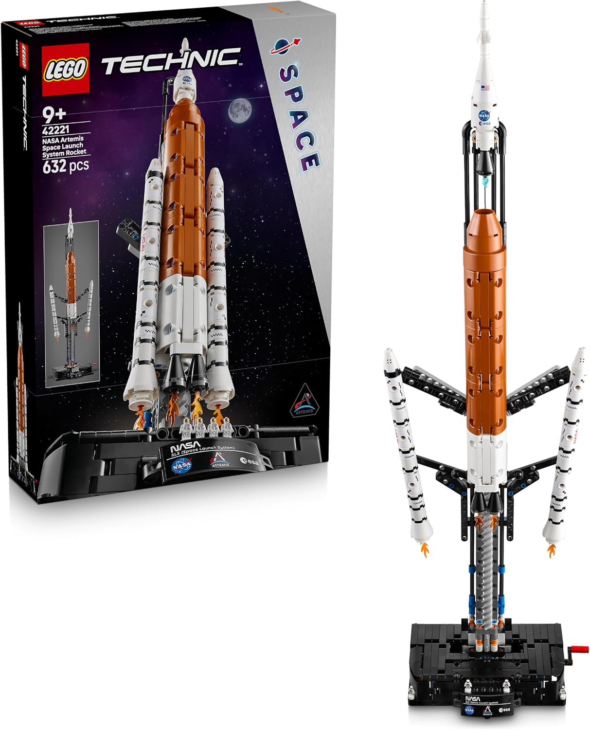 LEGO Technic La Fusée SLS NASA Artemis - Jouet Interactif STEM avec 4 Astronautes & Fonction de Séparation - Idée de Cadeau d'anniversaire pour Garçon ou Fille dès 9 Ans 42221 - Image 1