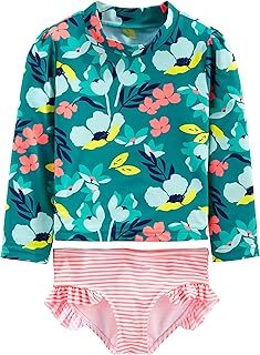 2-Piece Assorted Rashguard Sets Ensemble de Maillot dermoprotecteur Bébé Fille (Lot de 1) - Image 1