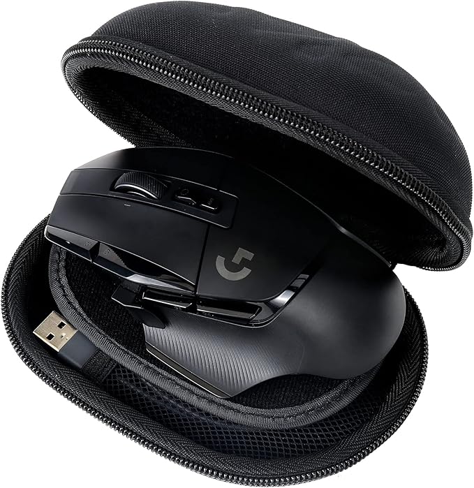 co2CREA Hard Travel Case Cover for Logitech G G309/ G G502 X Plus/G502 Lightspeed Wireless Gaming Mouse (Box Only) - Image 1