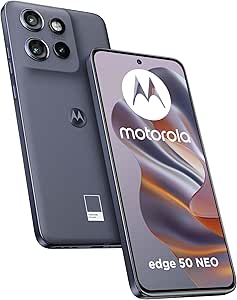 Motorola Edge 50 Neo (8/256 GB, Sony LYTIA(TM) 700C 50 + 13 + 10 MP Selfie 32 MP, 6.36 inch POLED 120 Hz Screen, IP68, MediaTek MTK 24M, Battery 4310 mAh, Charge 68 W, Android 14), Pantone Grisaille - Image 1