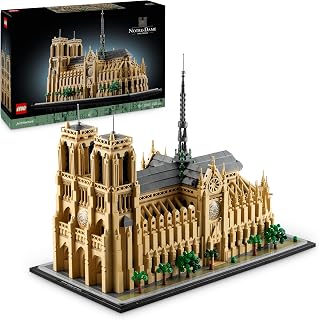 LEGO Architecture Notre-Dame de Paris - Maquette à Construire d’Exposition Architectural - Set pour Adultes - Cathédrale - pour Les Passionnés d’Histoire, de Voyages et d’Art 21061 - Image 1