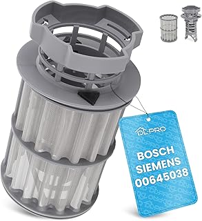 Bosch Siemens Dishwasher Coarse Filter + Micro Filter 00645038 645038 645038 Two Part Dishwasher Dishwasher SuperSilence Logixx PerfectDry iQ300 Series 2 4 6 - Image 1
