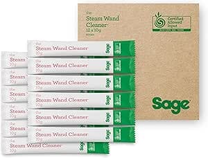 Sage - Steam Nozzle Cleaner for Coffee Machines Milk Frother Steam Nozzle Cleaner 12 Sachets
