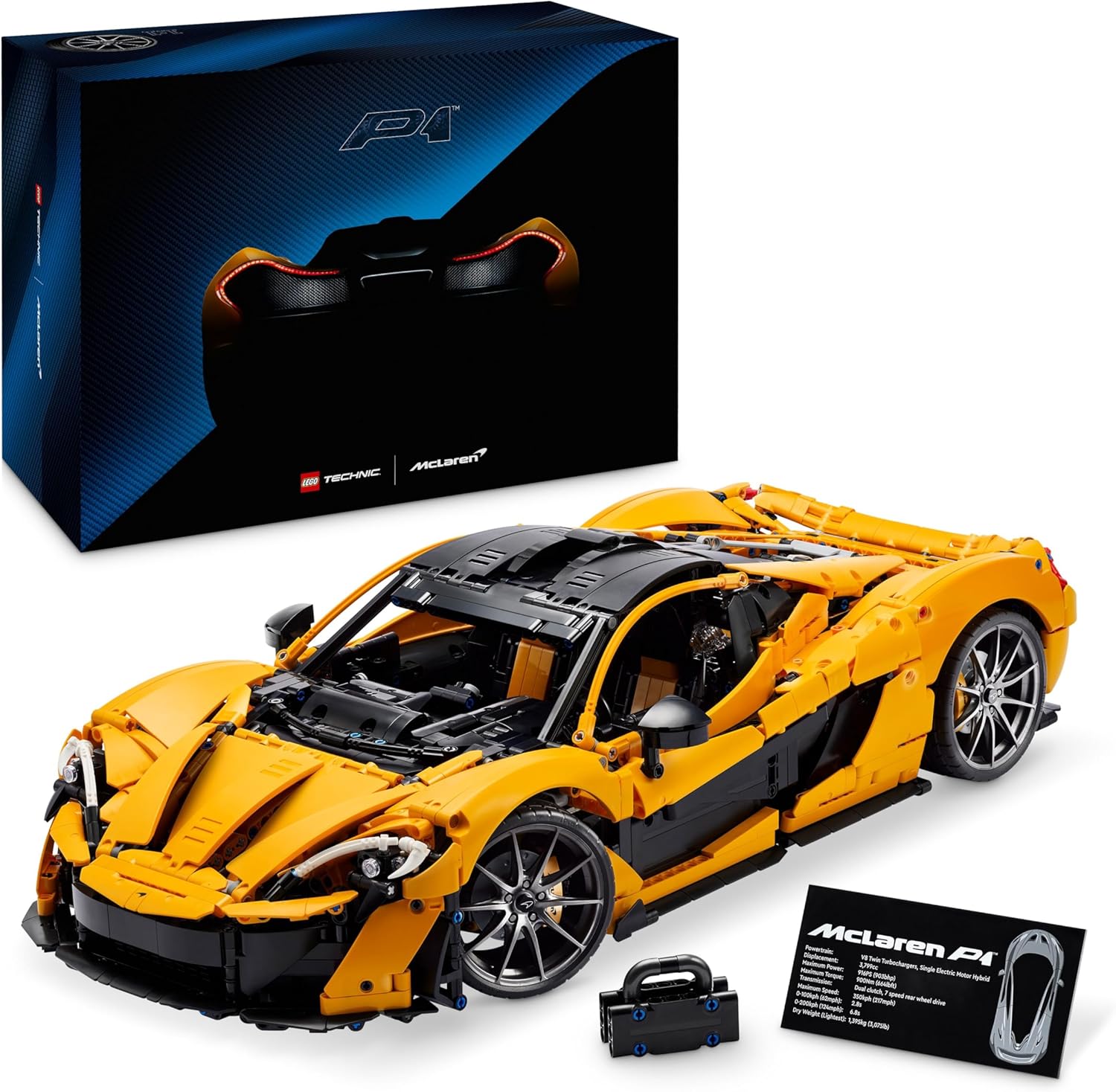 LEGO Technic McLaren P1 Hypercar Model Kit for Adults - Gift Idea for Car Enthusiasts - Reduced Scale Collector's Item - Racing Car Replica 42172 - Image 1