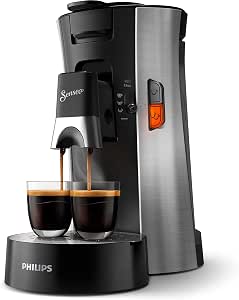 Philips SENSEO Select Coffee Pod Maker, Intensity Plus Crema Plus, Sage, One or Two Cups at a Time, Adjustable Metal Pouring Spout (CSA250/11) - Image 1