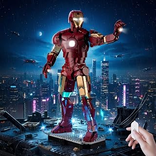 Kyglaring Kit d'Éclairage à LED compatible avec Lego Iron Man Mark 3 Édition Collector 76344 Blocs de construction, Version Tactile (Modèle de Bloc Non Inclus) - Image 1