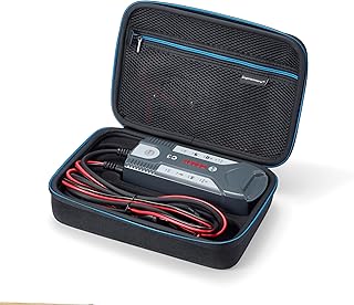 Bag Compatible with Bosch C3 Smart Automatic Battery Charger 6V-12V Car Battery Charger Organizer with Mesh Accessories Bag for Hooks, Supremery - Image 1