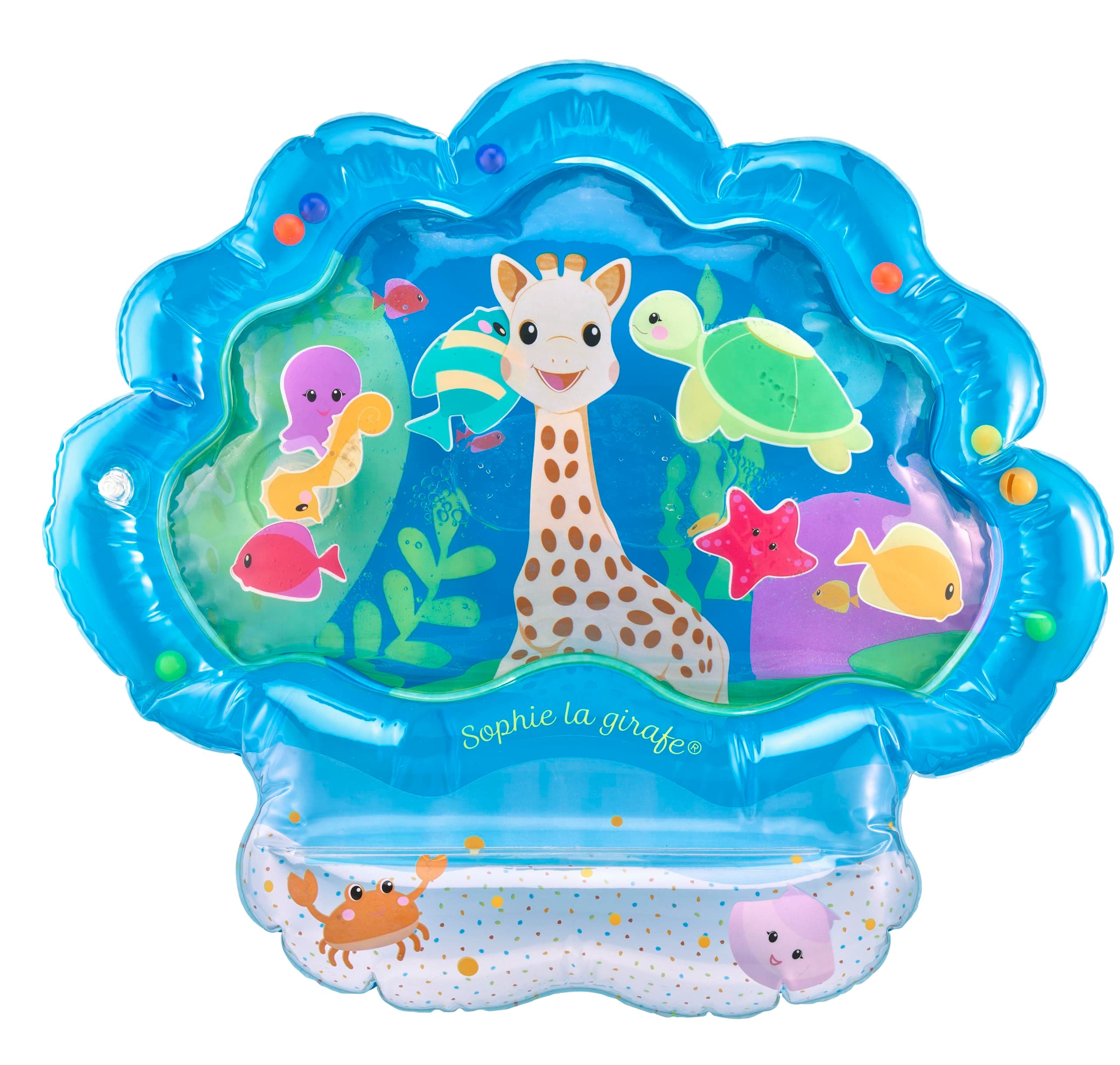 Sophie la Girafe – 6 Months+ Baby Activity and Sensory Development – 7 Floating Animals – Leak-Free, Easy to Clean – Newborn Gift Idea – Fresh Touch Collection