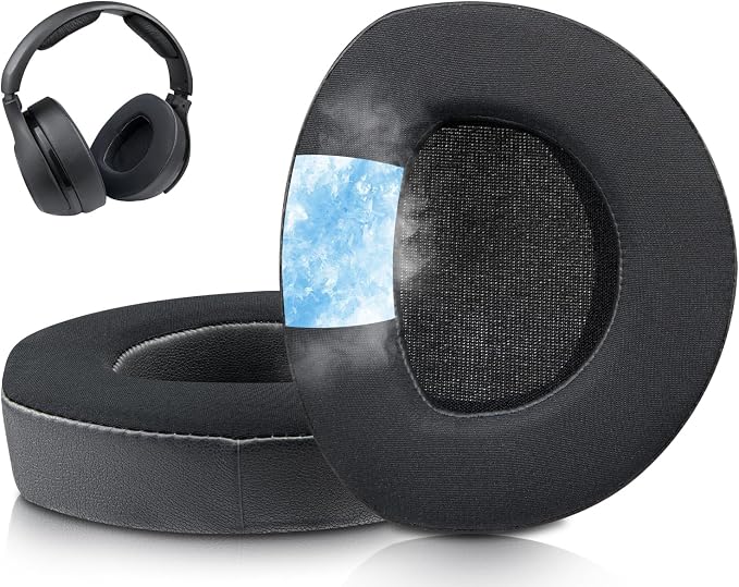 SOULWIT Cooling Gel Foam Cushion Pads for Sennheiser HDR160(HDR 160/RS160/TR160), HDR170(TR170/TR 170/RS170)/HDR180(TR180/RS 180) Headphones with Sound Insulation Foam - Image 1