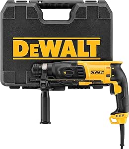 DeWalt D25133K Sds-Plus Punch 3 Modes - 26 mm Wired - 800W - Vacuum Speed 0-1500 rpm - Striking Energy (Epta 05/2009) 2.8 Joules - Image 1