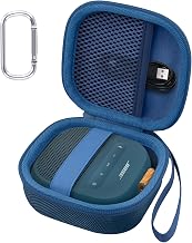 Aenllosi pour Bose Nouvelle Enceinte Bluetooth Portable SoundLink Micro 2e gén Étui de Transport Rigide, étui Seul, Bleu Marine - Image 1