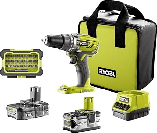 Perceuse visseuse RYOBI One+ 18V - 1 batterie 4.0 Ah - 1 batterie 1.5 Ah - 1 chargeur - 1 coffret accessoires- R18DD3-2415BSA31 - Image 1