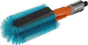 Gardena Cleansystem Bicycle Wash Brush: Wash Brush for Cleaning Bicycles, Trailers or Strollers, Replaceable Sponge Included, with Adjustable Flow Rate 18848-20) - Image 1
