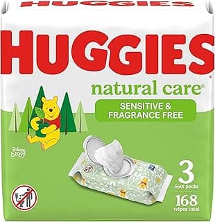 Huggies Natural Care Unscented Baby Wipes- 168 Count