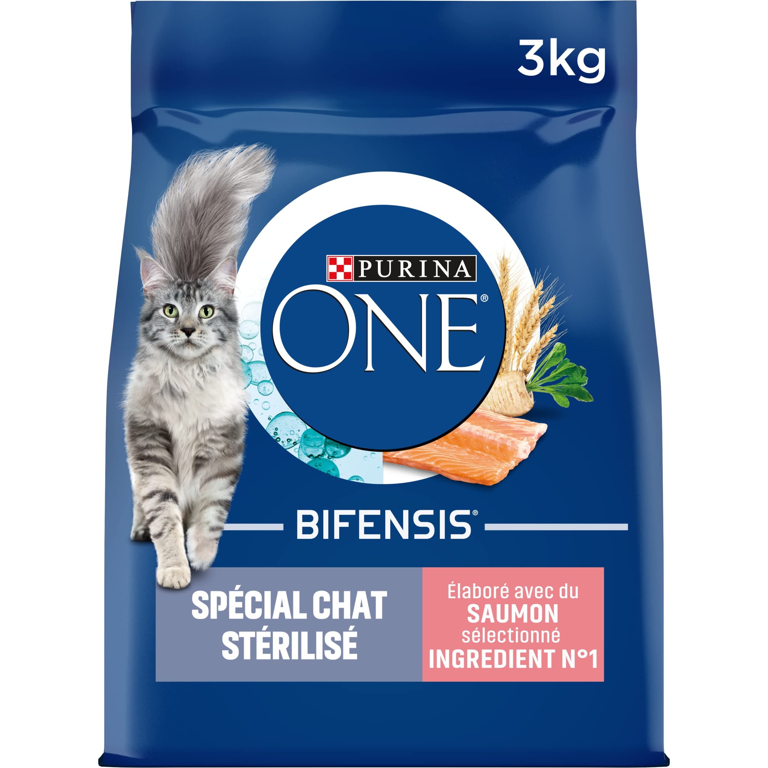 Purina One Special Sterilized Cat Salmon 3 kg