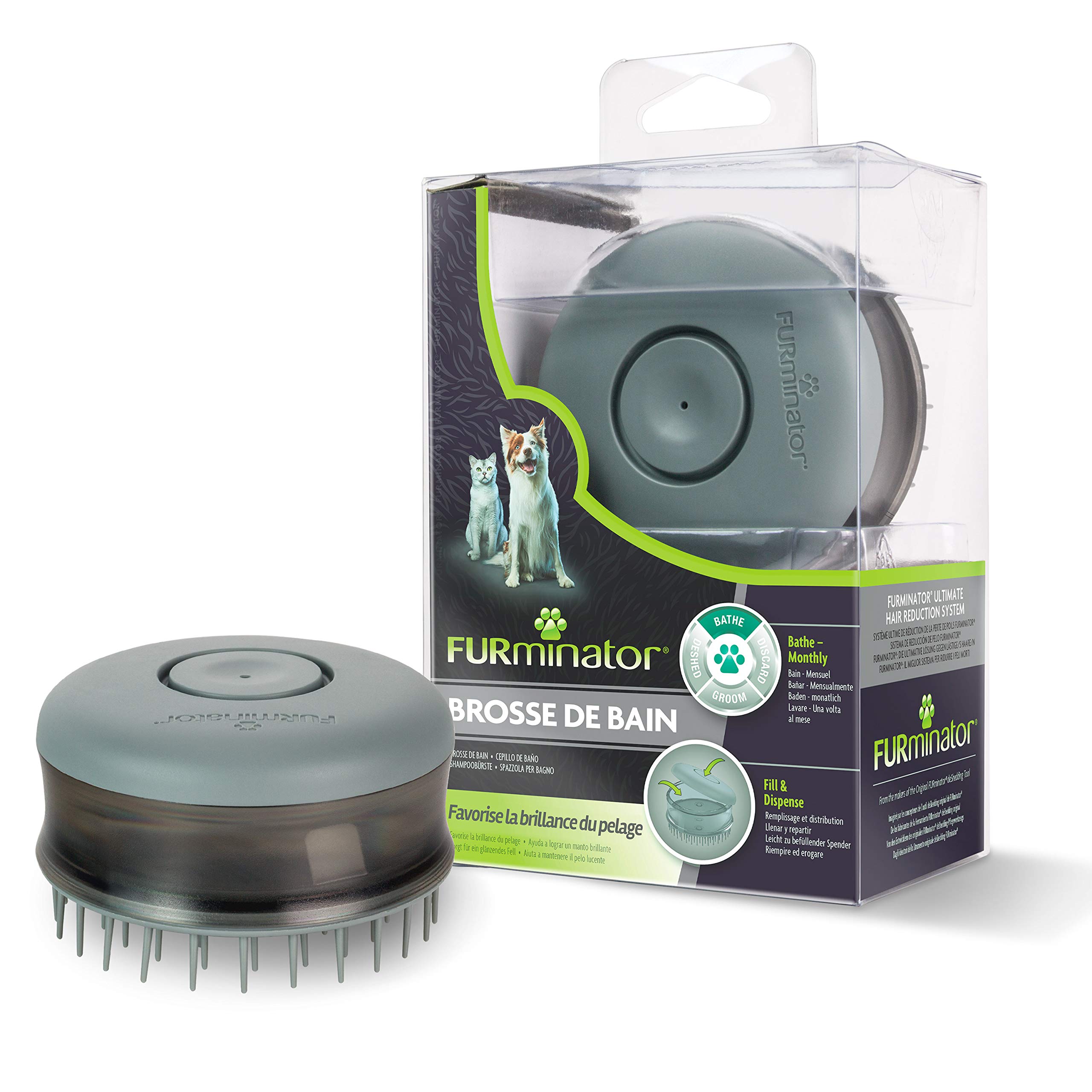 FURminator Bath Shampoo Brush - Image 1