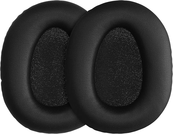 kwmobile 2 x Ear Pads Compatible with Sony WH-CH700N Foam Ear Pads for Headphones Matt Black - Image 1