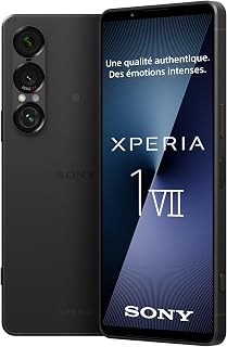Sony Xperia 1 VII -6, 5" 19, 5:9 FHD+ HDR OLED 120 Hz, Triple Objectif Ultra Grand Angle, Audio 3, 5 mm, Android 15, IP65/68, Double SIM - Noir - Image 1