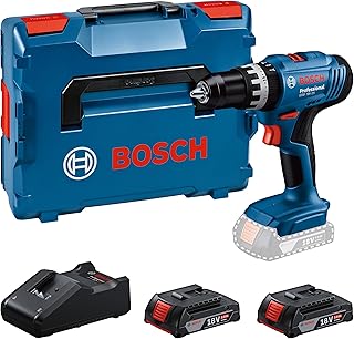 Bosch Professional 18V System perceuse-visseuse sans-fil GSB 18V-25 (Ø vis max. 10 mm, avec 2 batteries GBA 2,0 Ah, GAL 18V-40, L-BOXX) - Image 1