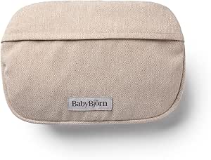 BabyBjörn Baby Carrier Pouch, Heather Woven, Light Beige - Image 1