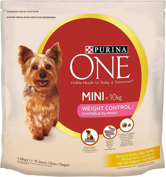 Purina One My Dog Is Food Lover Turkey 1.5kg - Image 1