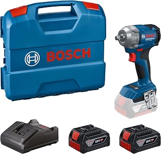 Bosch Professional 18V System Boulonneuse sans fil GDS 18V-350 (kit avec 2x batteries 4.0 Ah + GAL 1820, mallette de transport) - Image 1