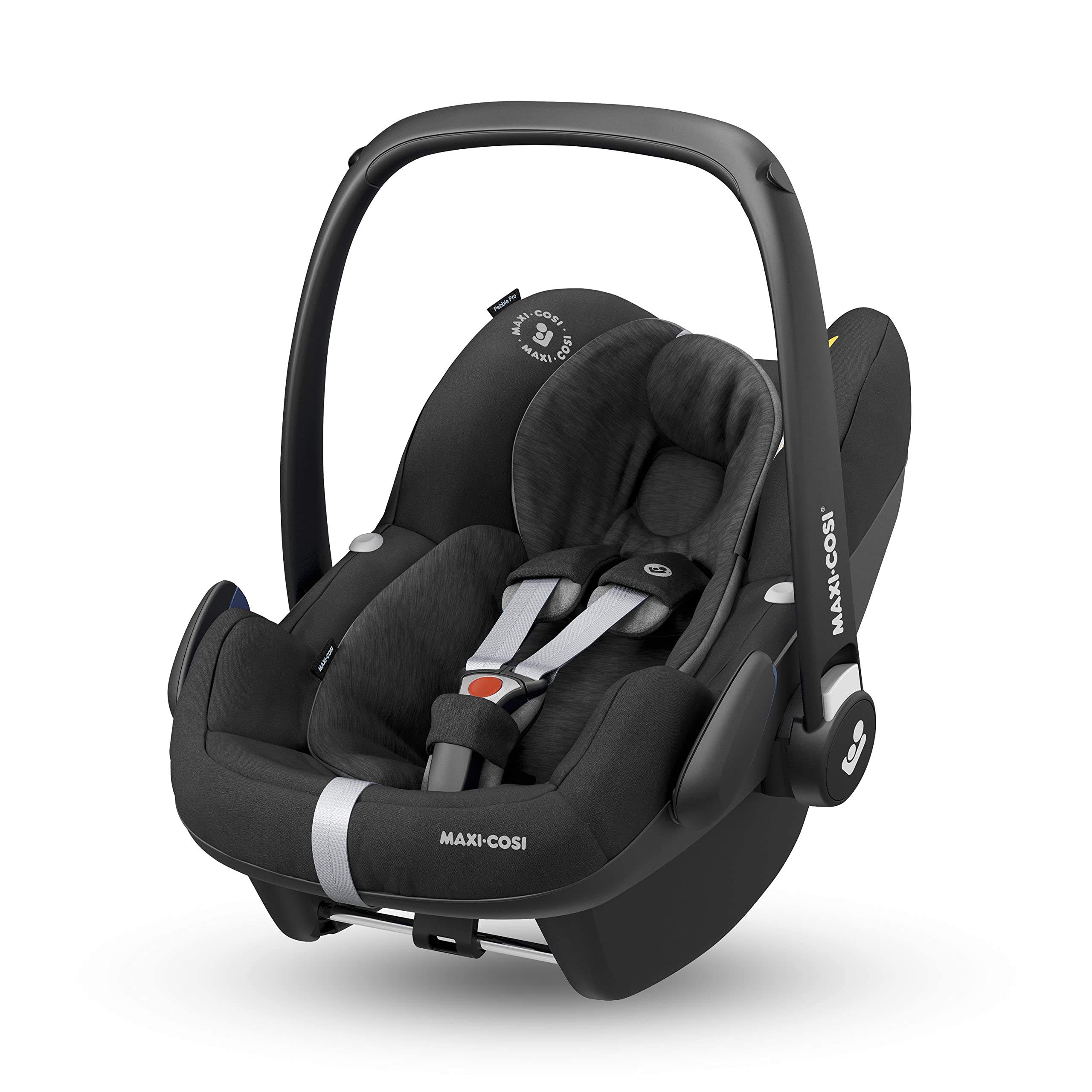 Maxi-Cosi Pebble Pro i-Size, Baby Car Seat, Newborn Baby Car Seat, Newborn to Approximately 12 Months, 45 to 75 cm, Essential Black - Image 1
