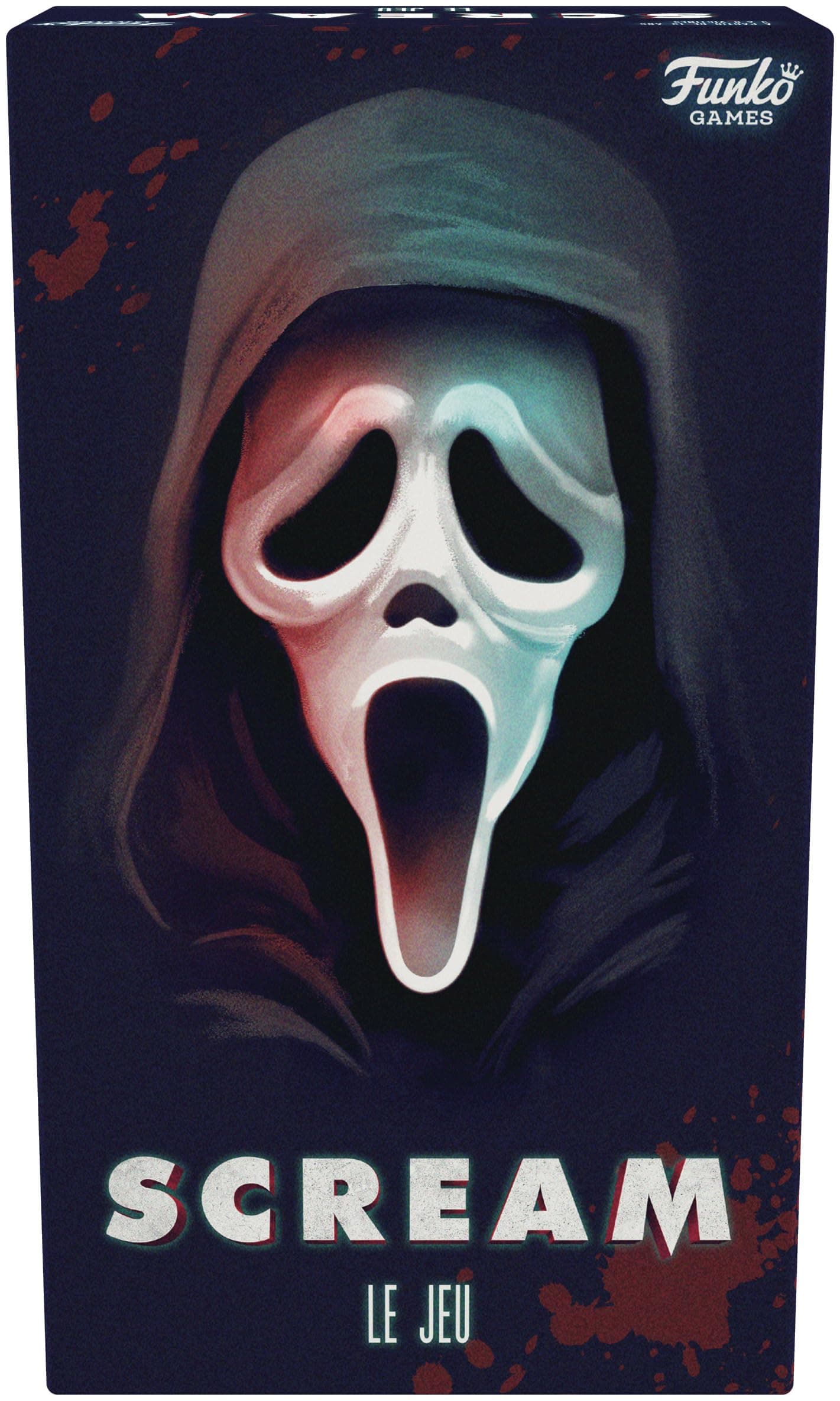 FUNKO Games - Scream Le Jeu - Cooperative Board Game - for Kids from 13 Years Old - Cooperate to Win Against Ghost Face® - Immersive App Experience - 20 Min - 3 to 8 Players - English
