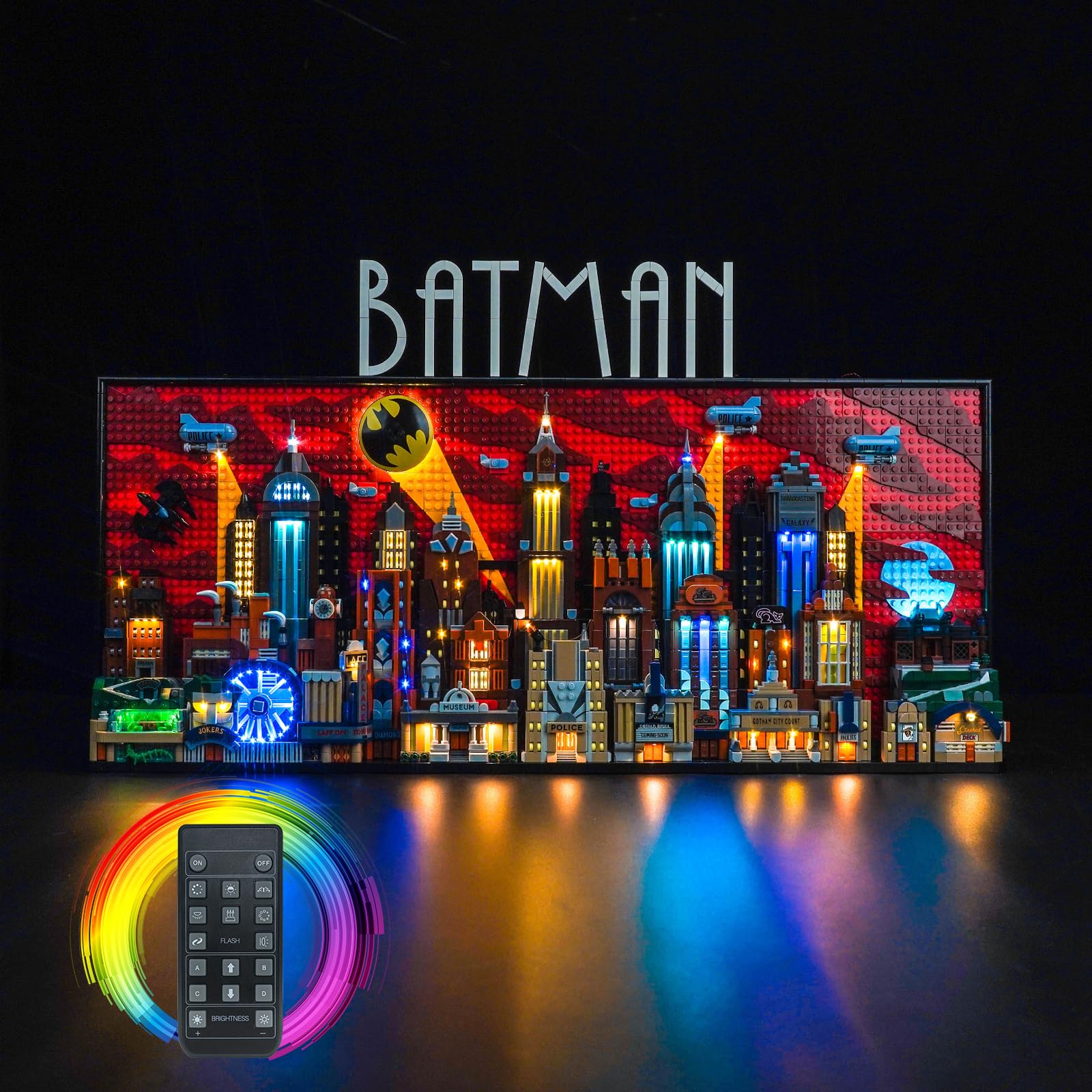 Remote Lighting Kit for Lego 76271 Batman: The Animated Series Gotham City LED Lighting Kit - Image 1