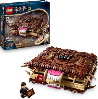 LEGO Harry Potter Le Monstrueux Livre Des Monstres - Jeu Interactif Avec Fonction De Rétrofriction & Mâchoires Qui Claquent - Minifigurine De Neville - Cadeau Pour Garçon, Fille & Fans Dès 9 Ans 76449 - Image 1