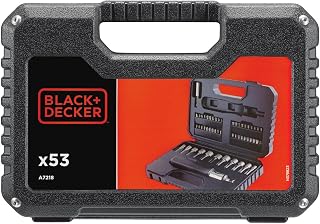 BLACK+DECKER A7218 Coffret d'Outils de perçage/vissage 53 pièces Noir - Image 1
