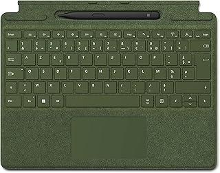 Signature Keyboard for Surface Pro X, 8 & 9 with Stylus Pen - Forest Green - Image 1