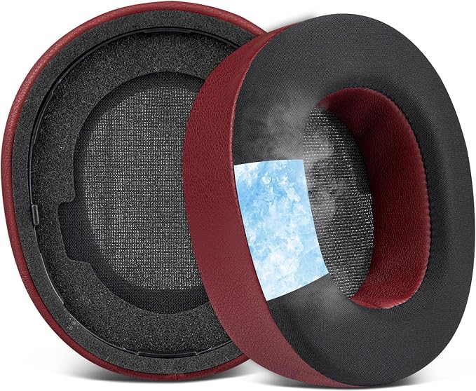 SOULWIT Cooling Gel Ear Pads for SteelSeries Arctis Nova Pro Wireless/Arctis Nova Elite Headset, Cushion with High Density Noise Insulation Foam, Thickness Added - Image 1