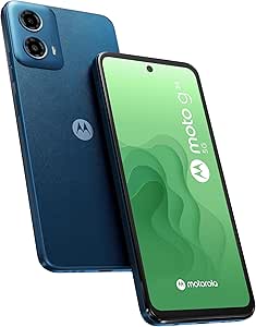 Motorola G34 5G 128GB, Unlocked Smartphone, 6.5" Display, Dual 50MP Sensor, 5000mAh Battery, 20W Charger and Proctection Case Included, Ocean Green - Image 1