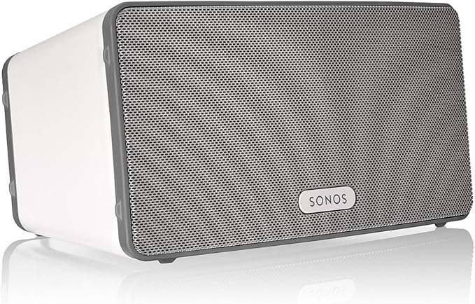 Sonos Play:3 - Medium Size Wireless Speaker for Music Streaming, Amazon Certified and Works with Alexa (White) - Image 1