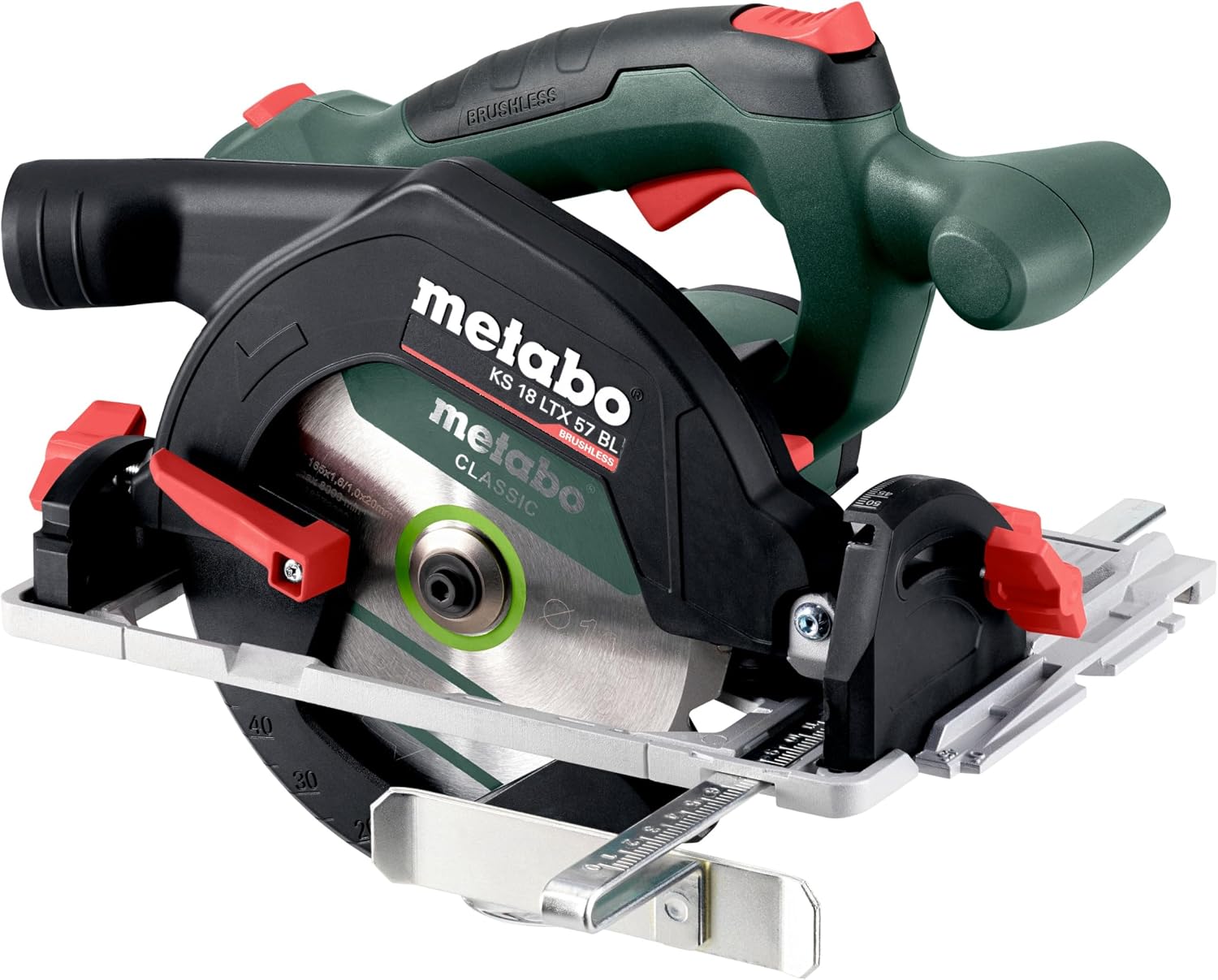 Metabo KS 18 LTX 57 BL Cordless Portable Circular Saw Max. Cutting Depth (90°) 57 mm Without Battery Without Tank - Image 1