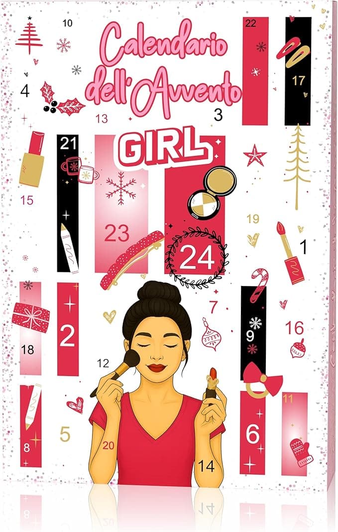 Make Up Cosmetic Advent Calendar 2025 - 24 Makeup and Skin Care Surprises from Top Brands, Garnier, Deborah, Rimmel, Douglas - For Makeup Lovers