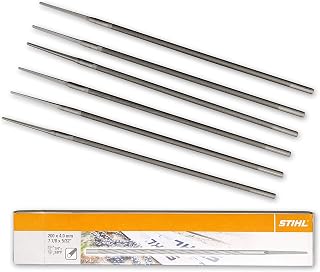 Stihl Rundfeile 56057724006 Lot de 6 embouts ronds pour Sägeketten 4,0 mm 1/4" et 3/8" P 1,3 mm - Image 1