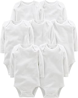 Side-snap Long-sleeve Shirt novelty-infant-and-toddler-bodysuits Mixte bébé (lot de 7) - Image 1