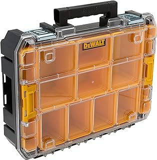 DEWALT Organiseur TSTAK DWST82968-1 - Etanche IP54-7,8L - Pour Petites Pièces et Accessoires - Couvercle en Polycarbonate Transparent - Image 1