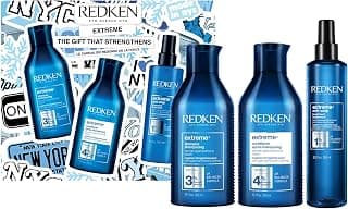 REDKEN - Coffret Cadeau Routine Fortifiante - Cheveux Cassants et Abîmés - Renforce et Restaure en Profondeur - Riche en Protéines - Extrême