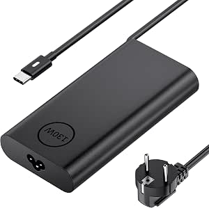 130W USB C Charger Compatible with Dell XPS 15 17 2in1 9500 9510 9520 9530 9575 9700 9710 9720 9730 Precision 5530 2in1 5550 5570 5750 3550 3551 3560 3571 5470 Latitude Type C Power Adapter - Image 1