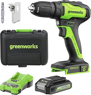 24 V Drill Cordless Screwdriver, 35 Nm Torque, Brushless Motor, 18 Torque Levels, 13 mm Drill Chuck, 2 Speed Gearbox, 2 Ah Battery and Charger, Suitcase - Image 1