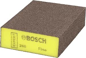 Bosch 1x EXPERT Standard S471 Shims (for Painting on Wood, Softwood, Ø 69 x 97 x 26 mm, fine, Professional Accessory Manual Sanding) - Image 1